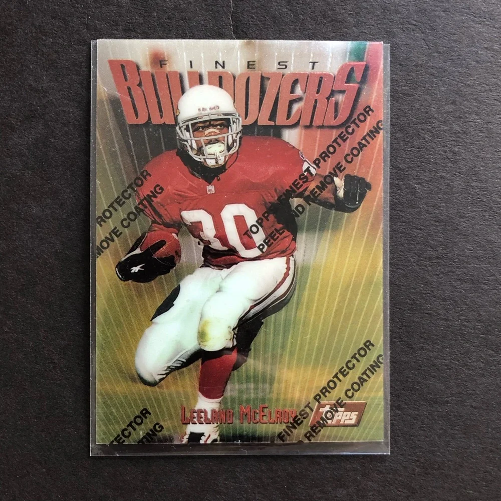 Lot of 6 Topps NFL Trading Cards 1997 Topps Finest Set Football Card NM